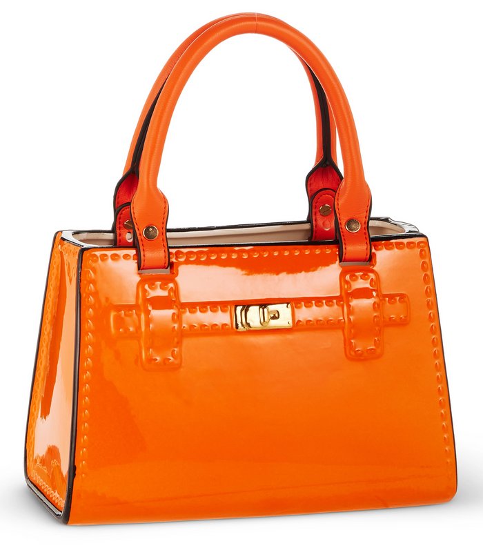 Orange Purse Planter