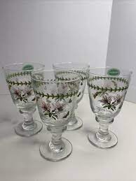 Portmeirion Botanic Garden Wine Glasses - Set of 4