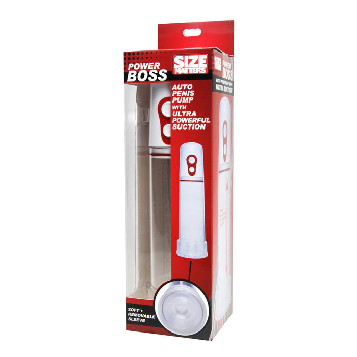 Power Boss Auto Penis Pump with Ultra Powerful Suction