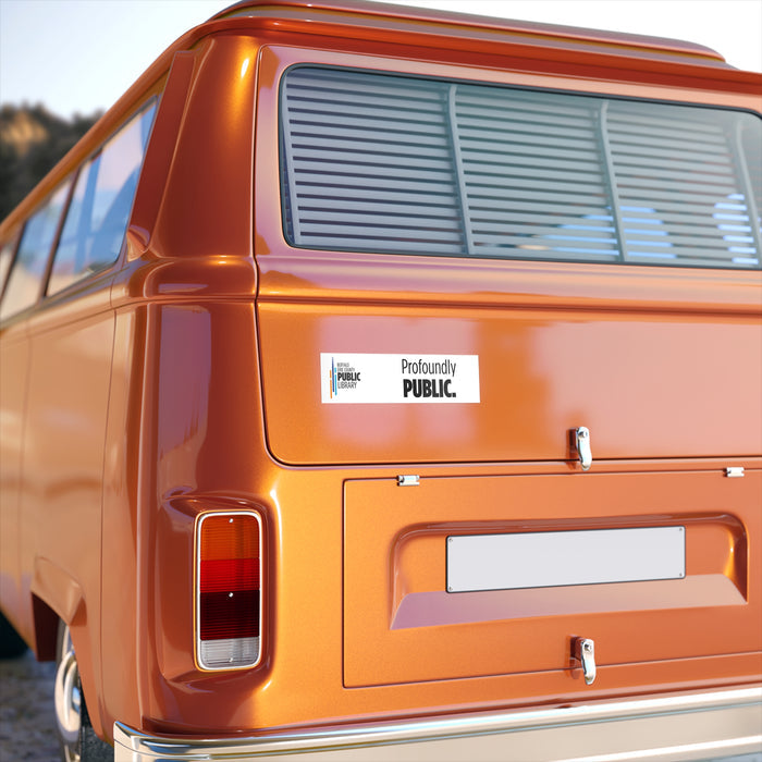 Profoundly Public Bumper Sticker