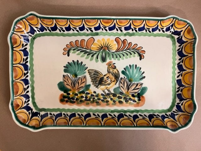 Red Rooster Platter - Gorky Gonzalez