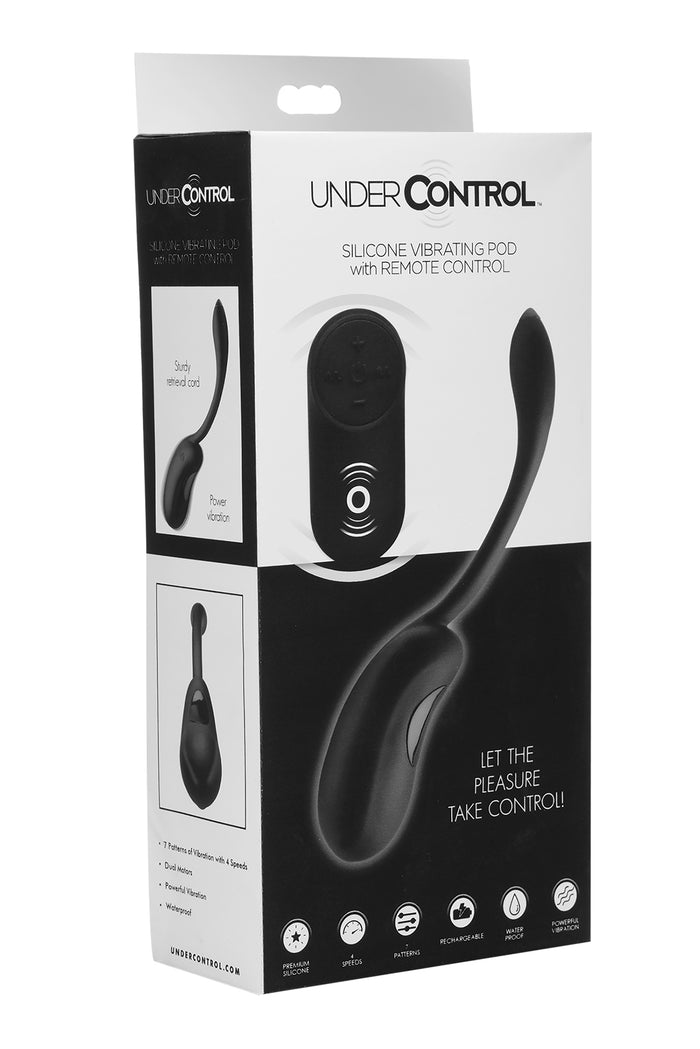 Silicone Vibrating Pod with Remote Control