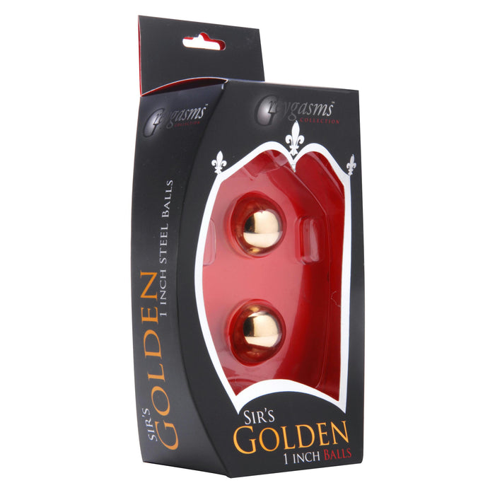 Sirs 1 Inch Golden Benwa Balls