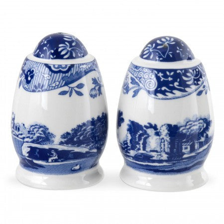 Spode Blue Italian Salt & Pepper Set