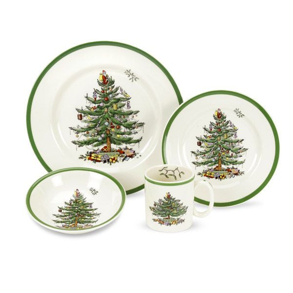 Spode Christmas Tree Dinnerware -  4 Piece Place setting