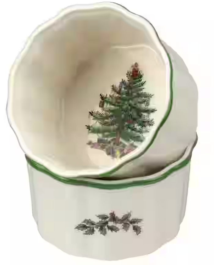Spode Christmas Tree Fluted Ramekin
