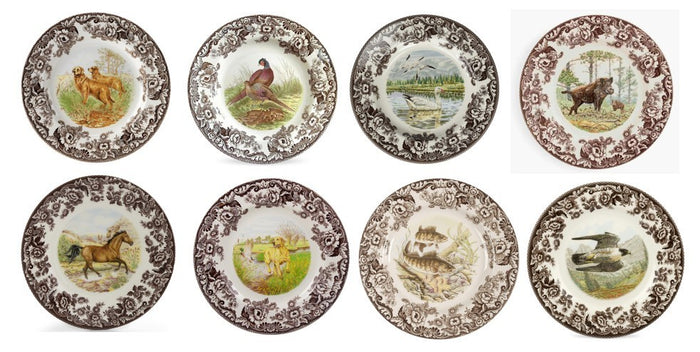 Spode Woodland Dinner Plates - Variety