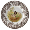 Spode Woodland English Springer Spaniel Salad Plate, 8"