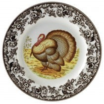 Spode Woodland Turkey Salad Plate, 8"