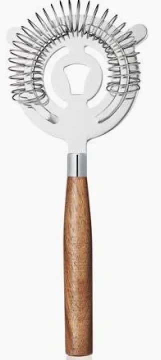 true strainer with wood handle