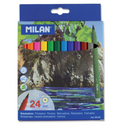 Tússlitir 24stk Milan, mjóir