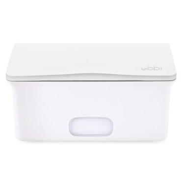 Ubbi blautþurrkubox, hvítt