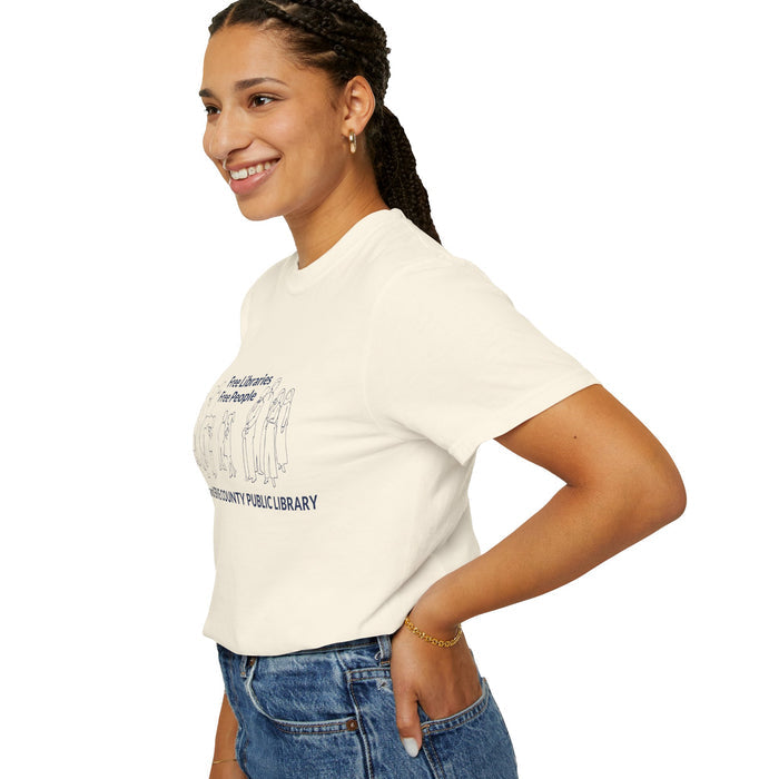 Unisex Free Libraries Free People T-shirt