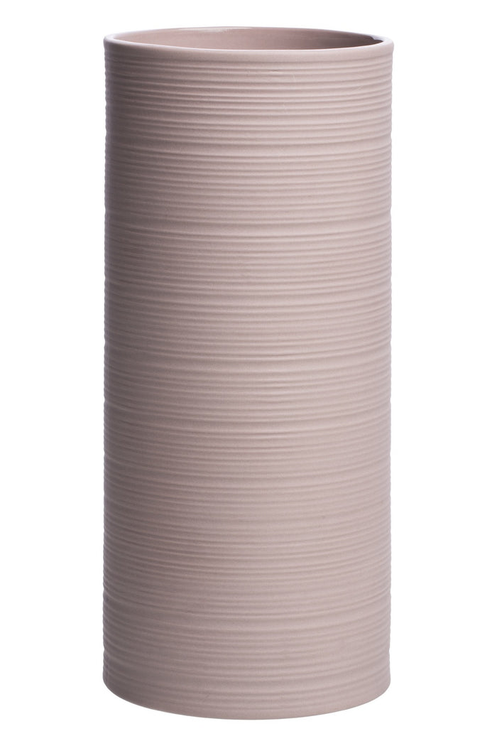 Vase rose matt