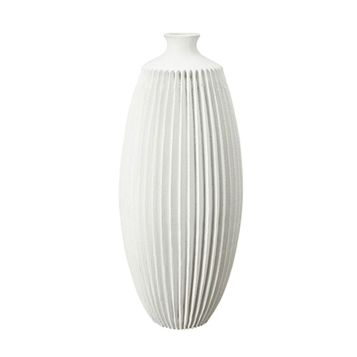 Vase weiß matt