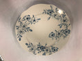 White Plates with Blue Flowers