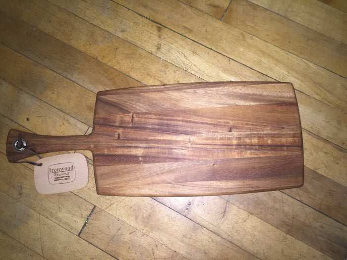Wooden Cutting Boards & Paddles - with Handles